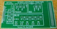 E100 and Micromite Backpack port tester PCB