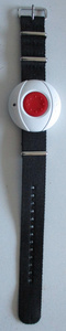 Wrist watch transmitter unit
